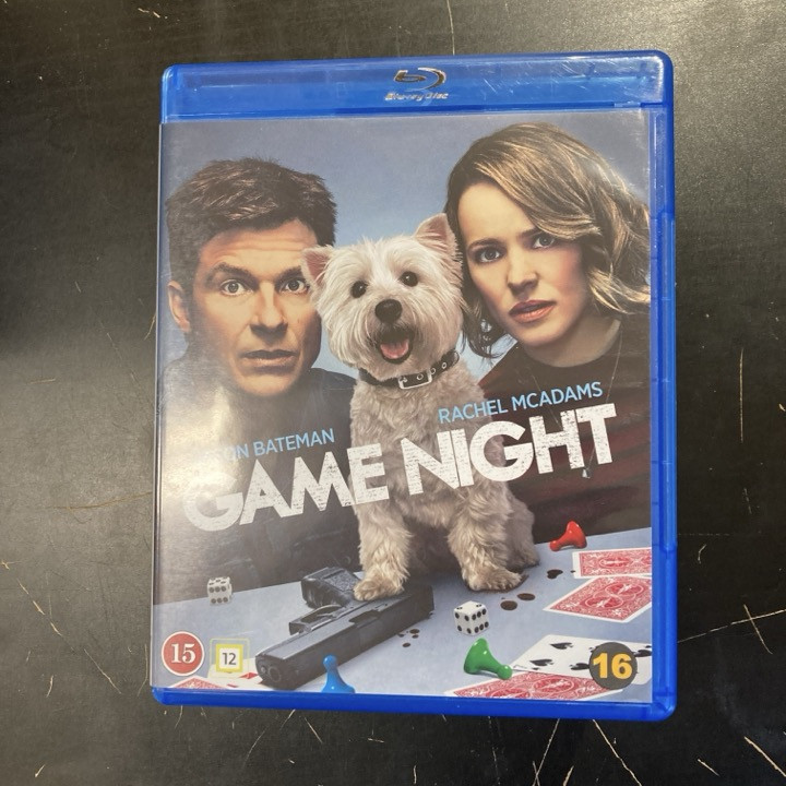 Game Night Blu-ray (M-/M-) -komedia/toiminta-